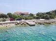 La plage Porat en ville Prižba, Korčula.