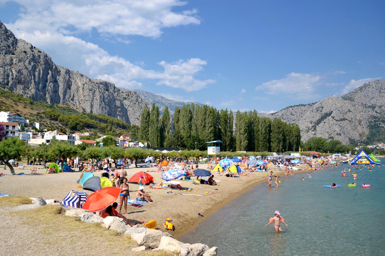 Dichtstbijzijnde strand - Appartementen met internet Duce, Omis