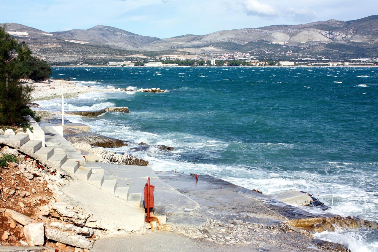 La spiaggia più vicina - Appartamenti accanto al mare Slatine, Bua - Čiovo