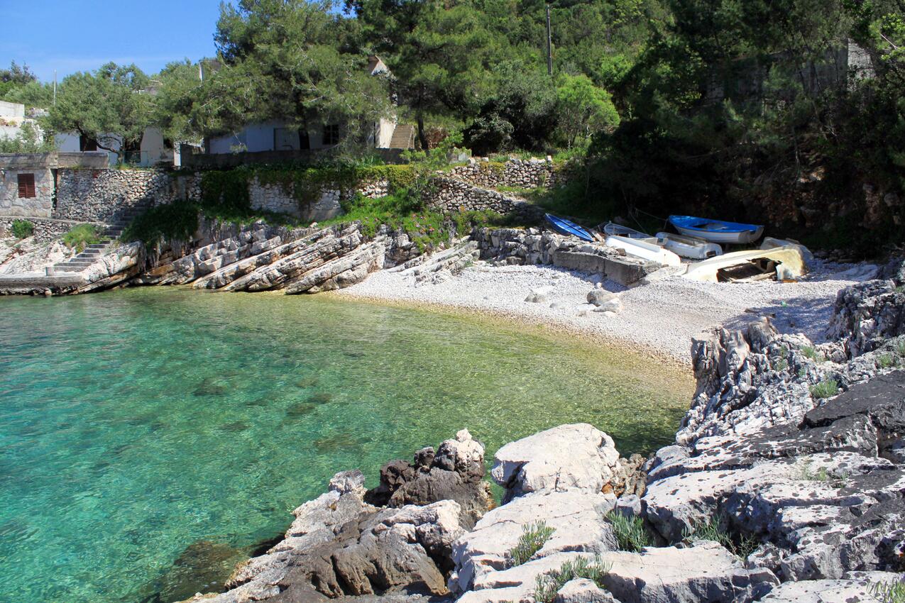 La spiaggia più vicina - Casa vacanze accanto al mare Baia Zarace - Zaraće (Gdinj), Lesina - Hvar
