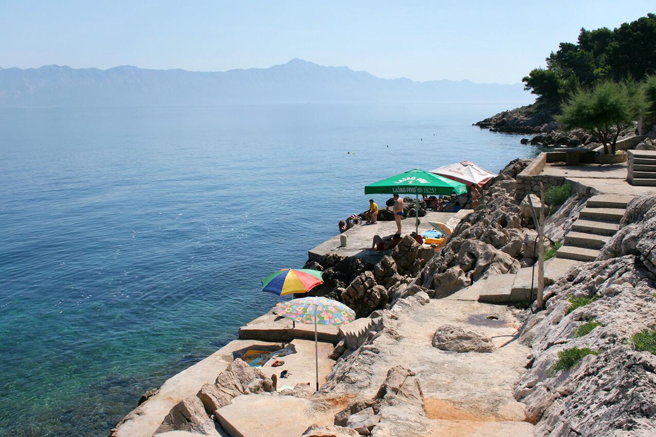 La spiaggia più vicina - Appartamenti accanto al mare Baia Solotisa, Lesina - Hvar