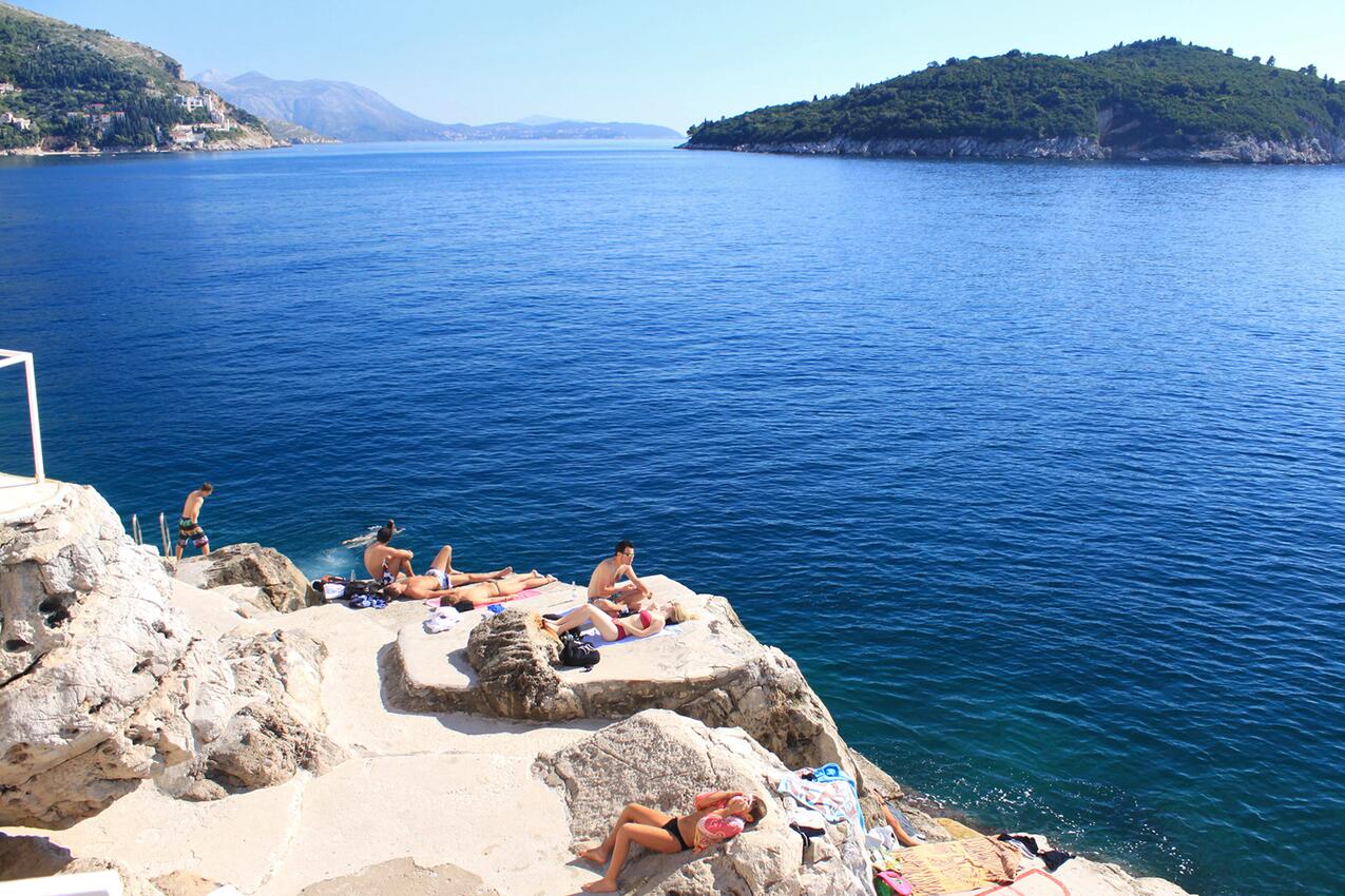 La spiaggia più vicina - Appartamenti accanto al mare Ragusa - Dubrovnik