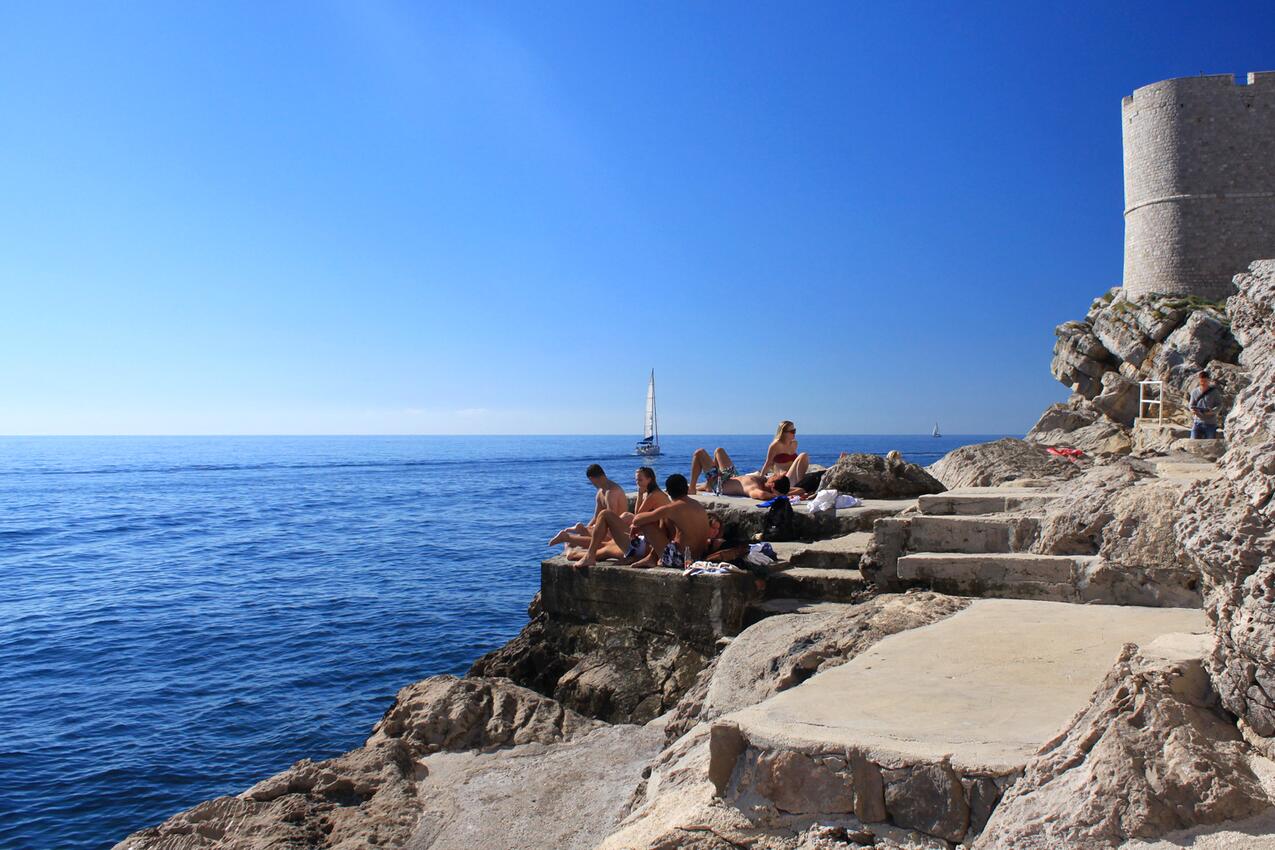 La spiaggia più vicina - Appartamenti accanto al mare Ragusa - Dubrovnik