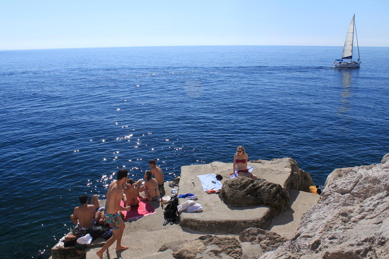 La spiaggia più vicina - Appartamenti accanto al mare Ragusa - Dubrovnik
