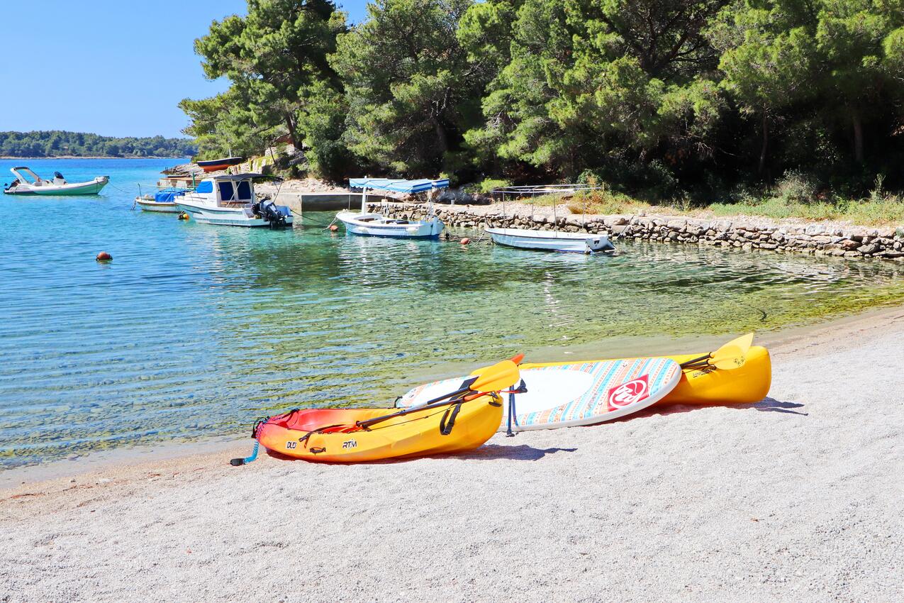 Nächster Strand - Haus am Meer mit Pool für Familien Bucht Slatina, Korcula