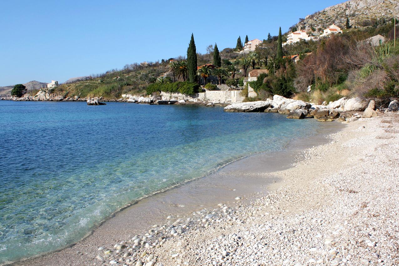 Najbliža plaža - Apartmani s parkingom Plat, Dubrovnik