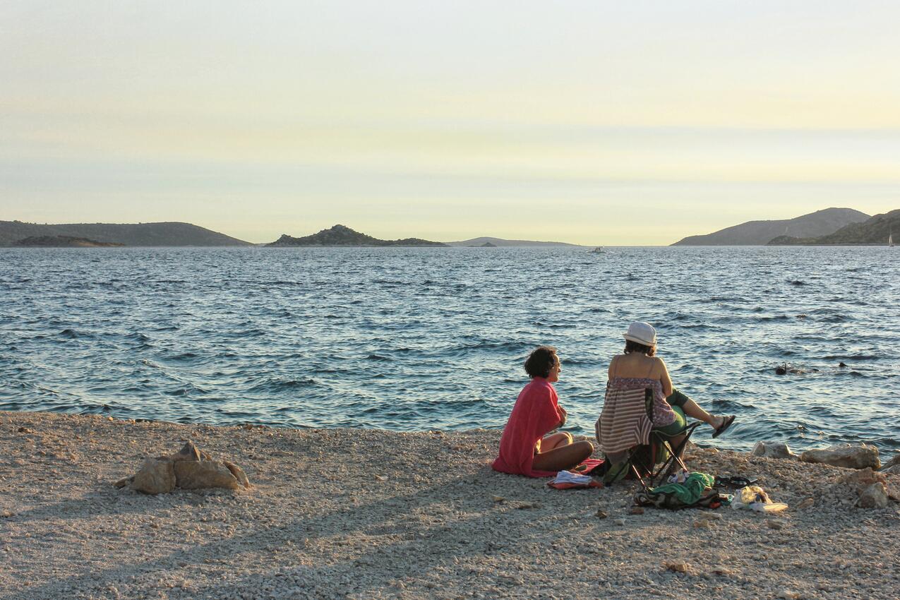 Nächster Strand - Ferienwohnungen am Meer Okrug Donji, Ciovo