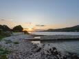 Der Strand  im Ort Žižanj, Pašman.