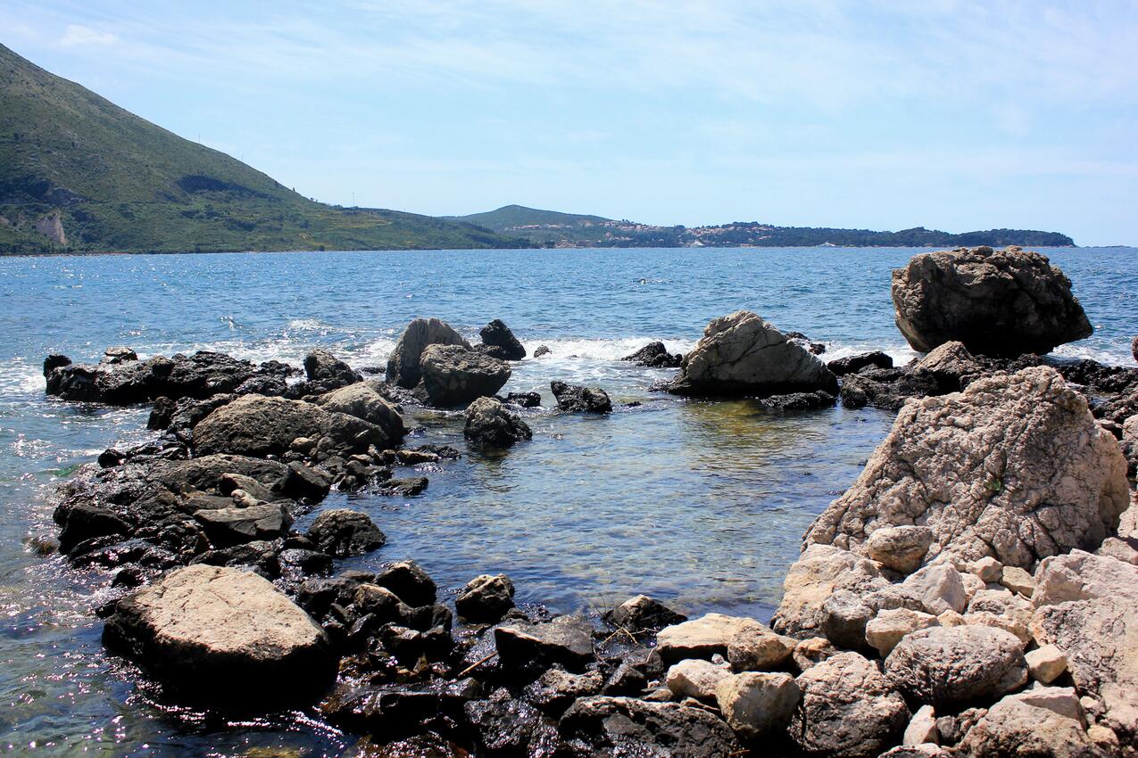 Nejbližší pláž - Apartmány s bazénem Soline, Dubrovník - Dubrovnik