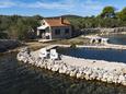 La plage  en ville Lanđin, Pašman.