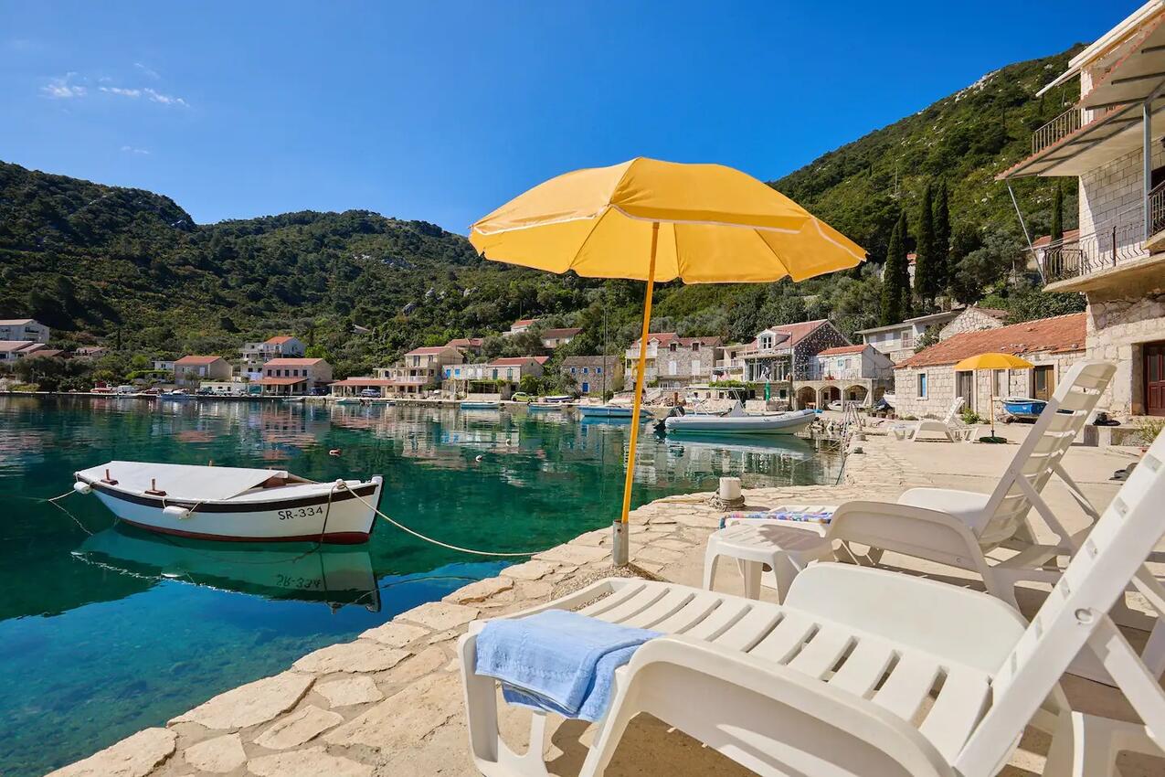 La spiaggia più vicina - Appartamenti accanto al mare Prozurska Luka, Mljet