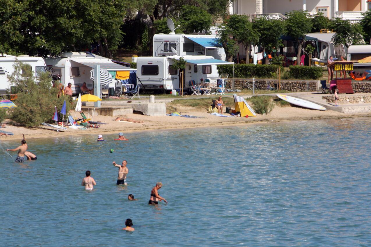 Legközelebbi strand - Apartmanok a tenger mellett Banjol, Rab