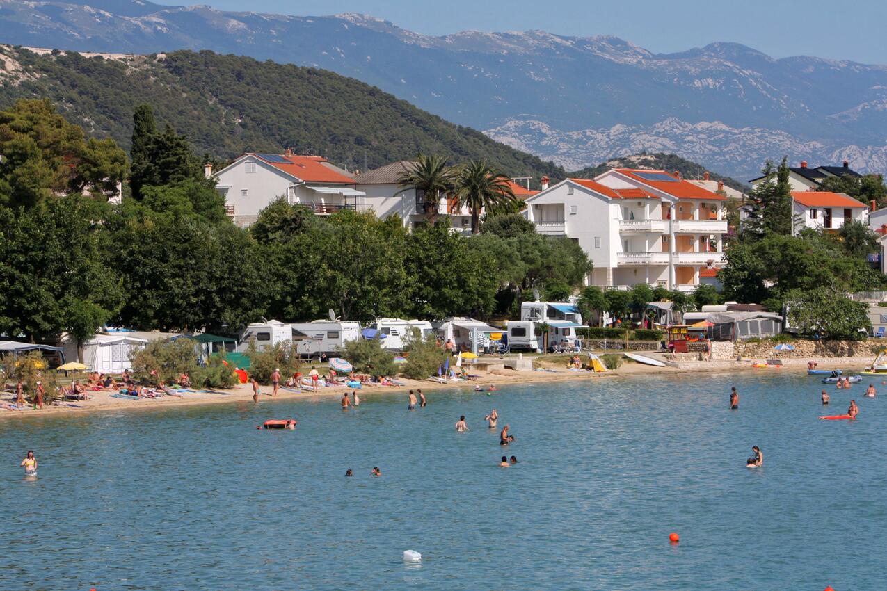 Legközelebbi strand - Apartmanok a tenger mellett Banjol, Rab