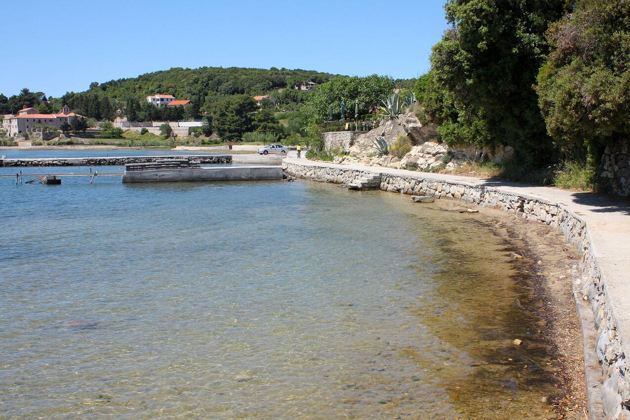 Najbliža plaža - Apartmani s bazenom pogodni za obitelji s djecom Palit, Rab