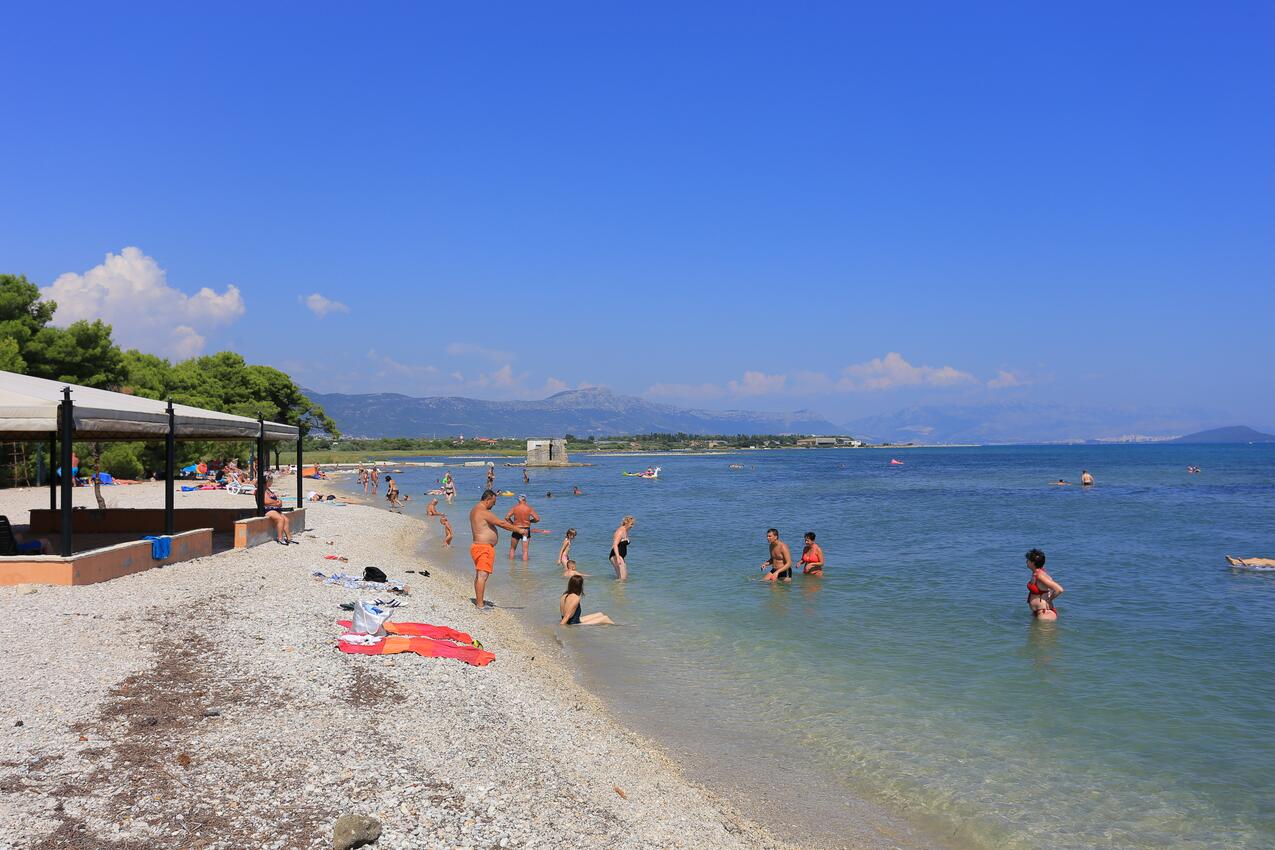 La spiaggia più vicina - Casa vacanze con piscina Plano, Traù - Trogir