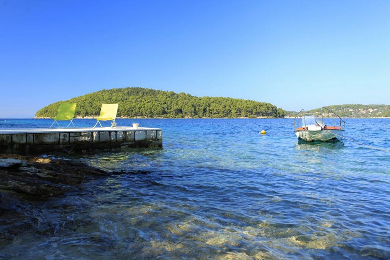 La spiaggia più vicina - Casa vacanze accanto al mare Baia Gabrica, Curzola - Korčula