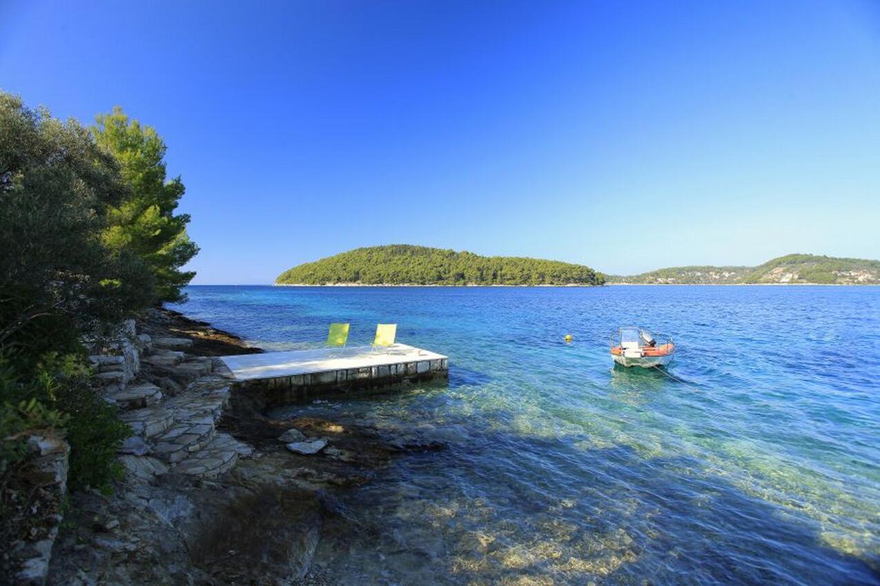 La spiaggia più vicina - Casa vacanze accanto al mare Baia Gabrica, Curzola - Korčula