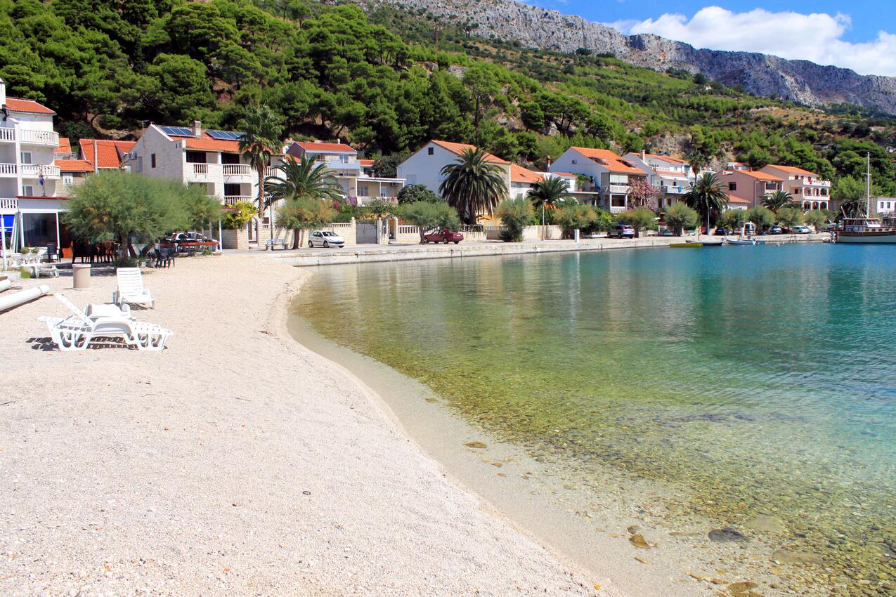 Nejbližší pláž - Pokoje u moře Krilo Jesenice, Omiš