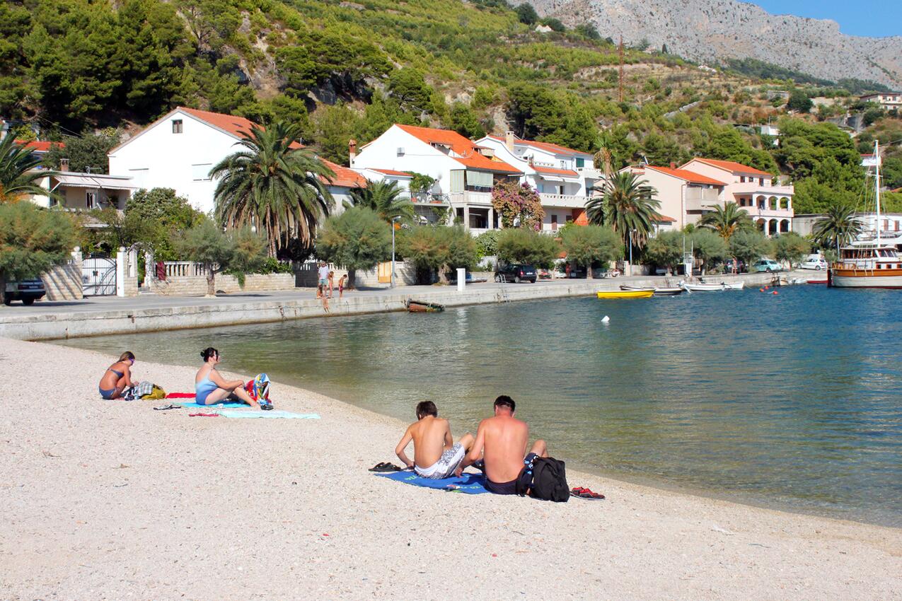 Nejbližší pláž - Pokoje u moře Krilo Jesenice, Omiš