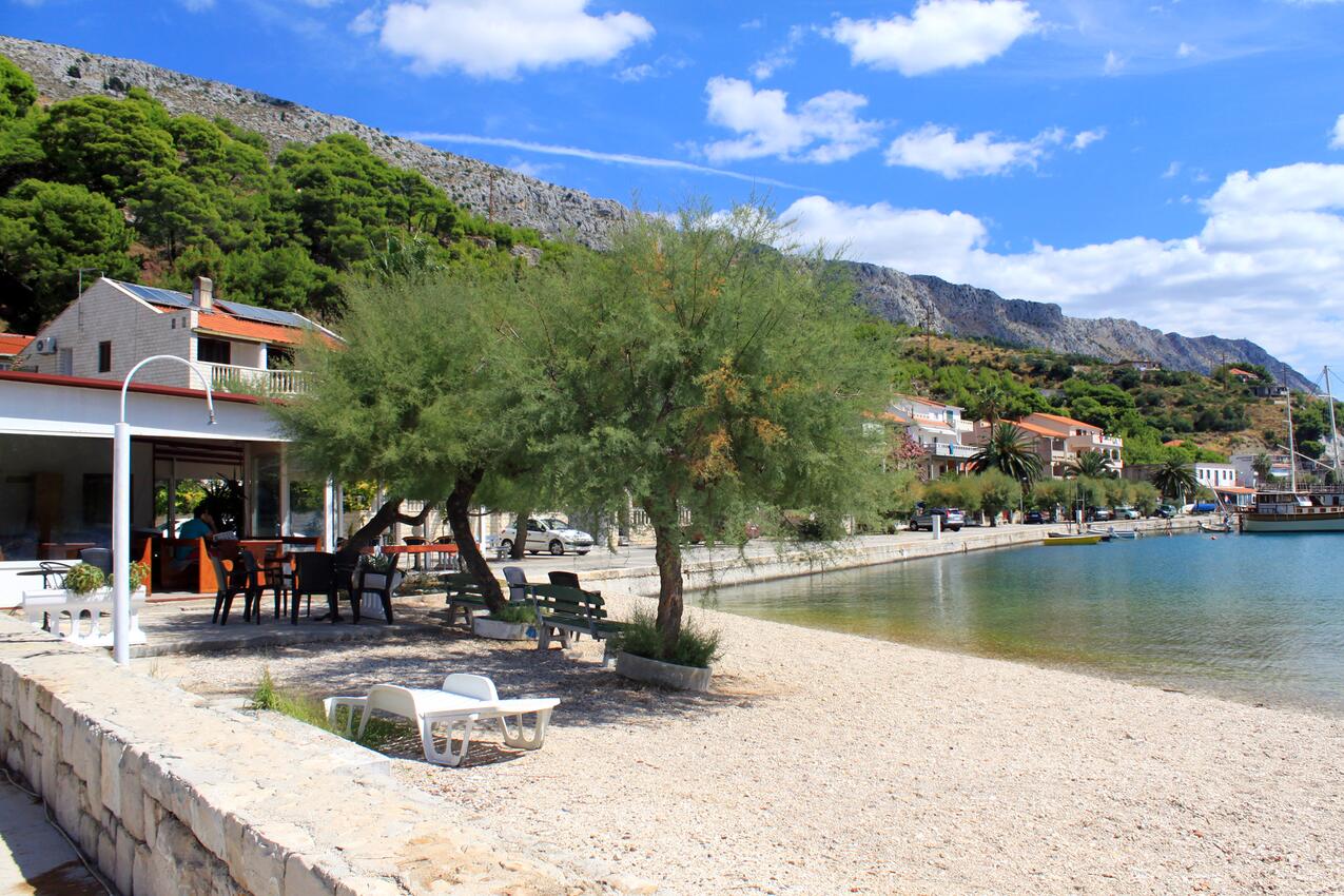 Nejbližší pláž - Pokoje u moře Krilo Jesenice, Omiš