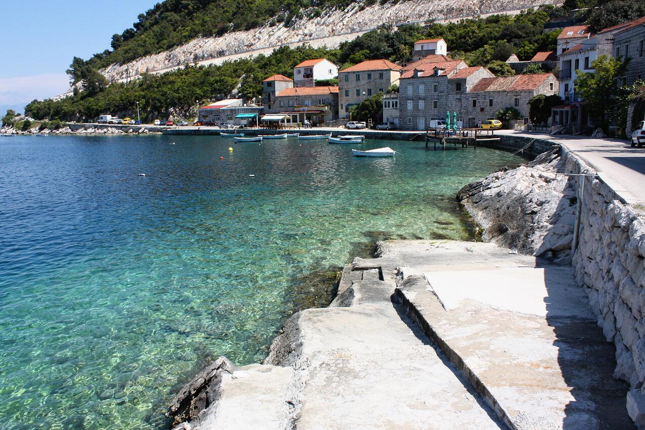 La spiaggia più vicina - Appartamenti accanto al mare con piscina Sobra, Mljet