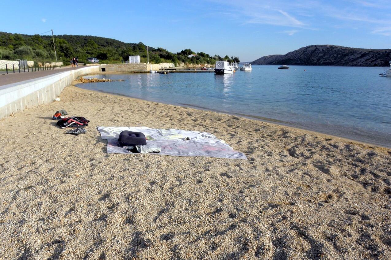 Nächster Strand - Ferienwohnungen mit Parkplatz Barbat, Rab