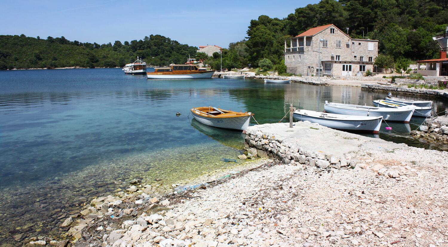 Plaja cea mai apropiata - Apartamente lângă mare Pomena, Mljet