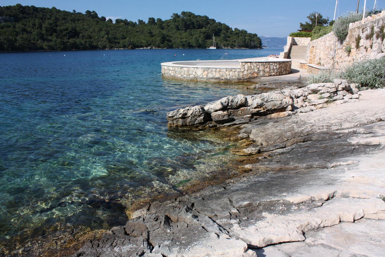 Nearest beach - Apartments and rooms by the sea Pomena, Mljet