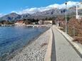 Der Strand City beach Seline im Ort Seline, Paklenica.