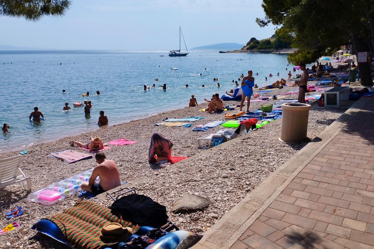 Nejbližší pláž - Apartmány u moře Podaca, Makarská - Makarska