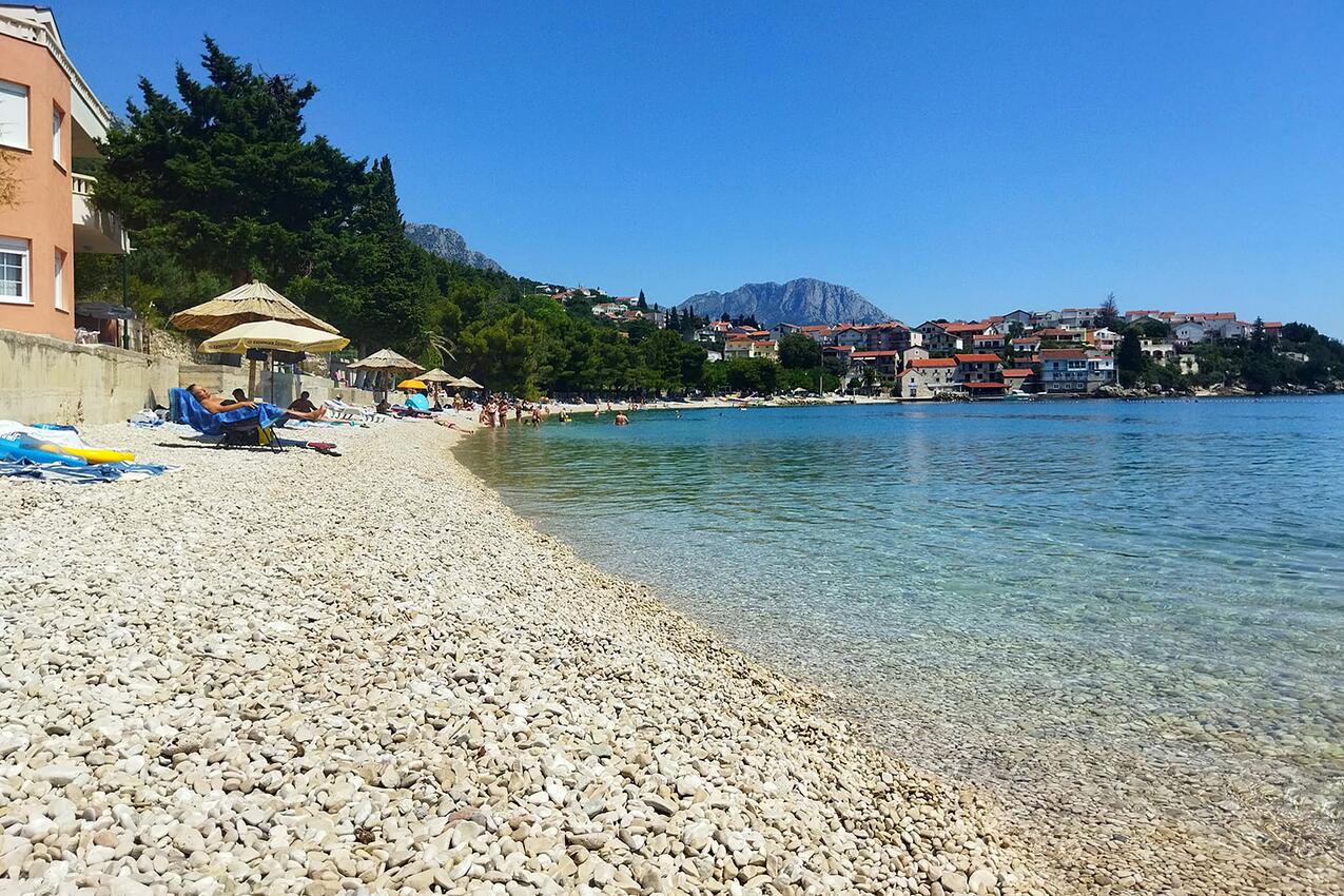 Nejbližší pláž - Apartmány u moře Podaca, Makarská - Makarska