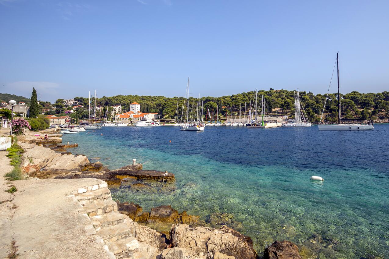 Legközelebbi strand - Nyaralóház a tenger mellett Maslinica, Solta