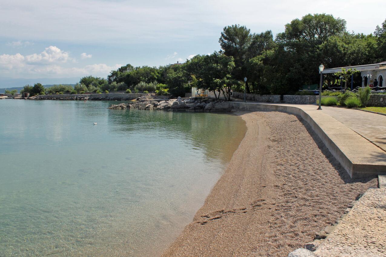 Nächster Strand - Ferienwohnungen am Meer Vantacici, Krk