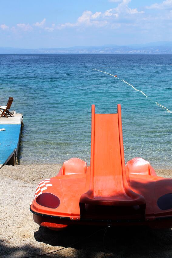 Nächster Strand - Ferienwohnungen am Meer Njivice, Krk