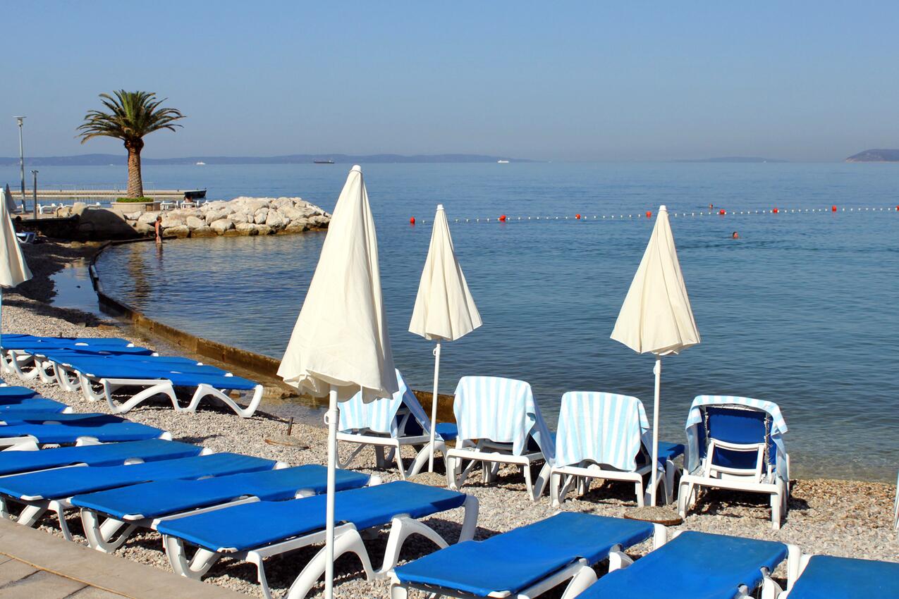 Nejbližší pláž - Apartmány s parkovištěm Podstrana, Split