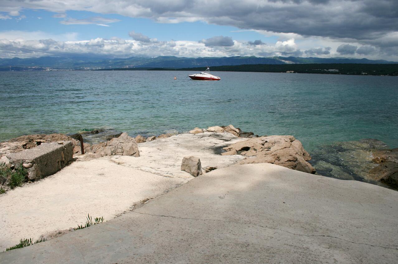 Nächster Strand - Ferienwohnungen am Meer Vantacici, Krk