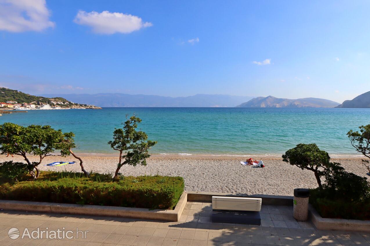 La spiaggia più vicina - Appartamenti con parcheggio Baska, Veglia - Krk