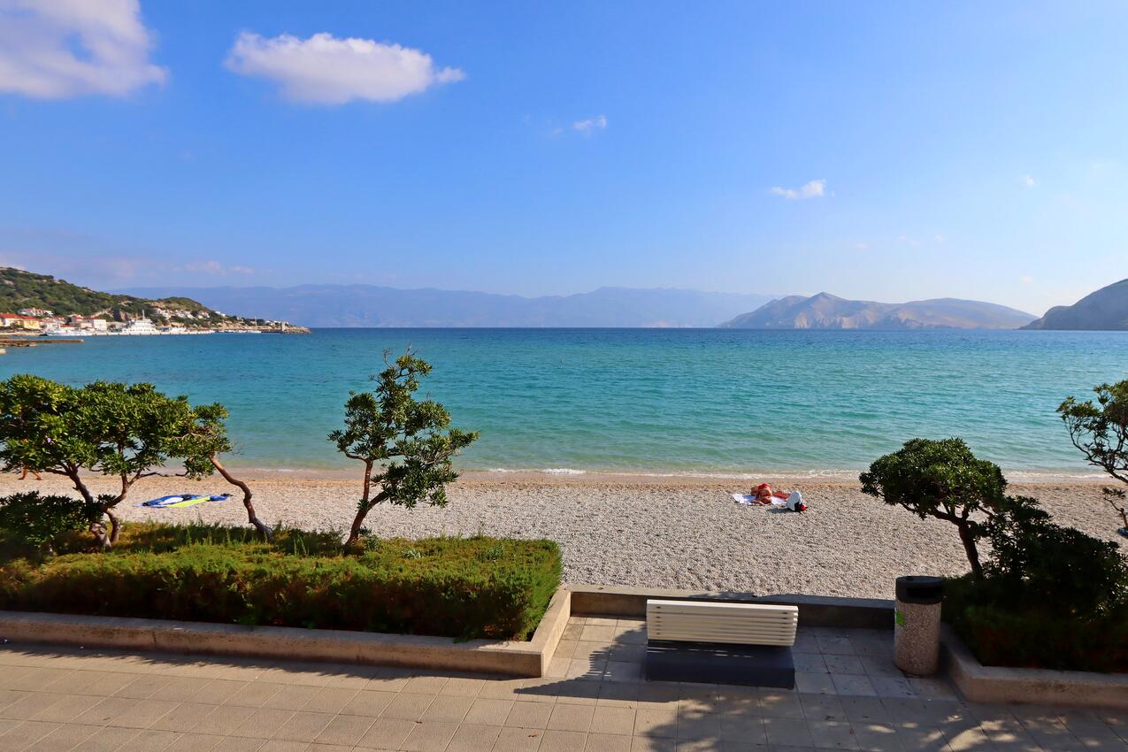 La spiaggia più vicina - Appartamenti con piscina Baska, Veglia - Krk