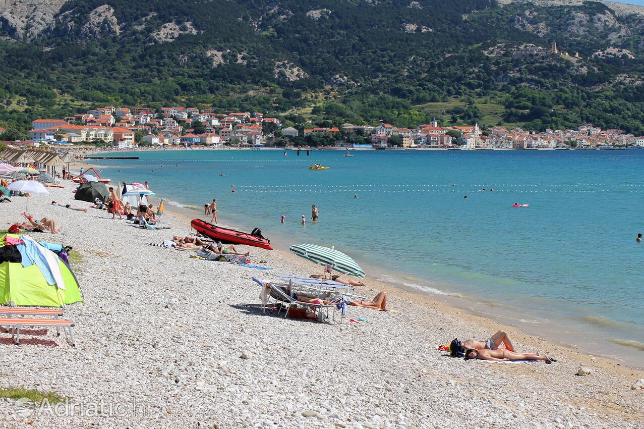 La spiaggia più vicina - Appartamenti con parcheggio Baska, Veglia - Krk
