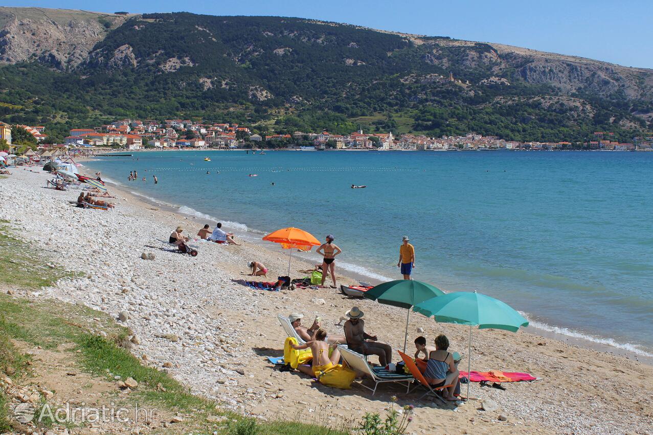 La spiaggia più vicina - Appartamenti con parcheggio Baska, Veglia - Krk