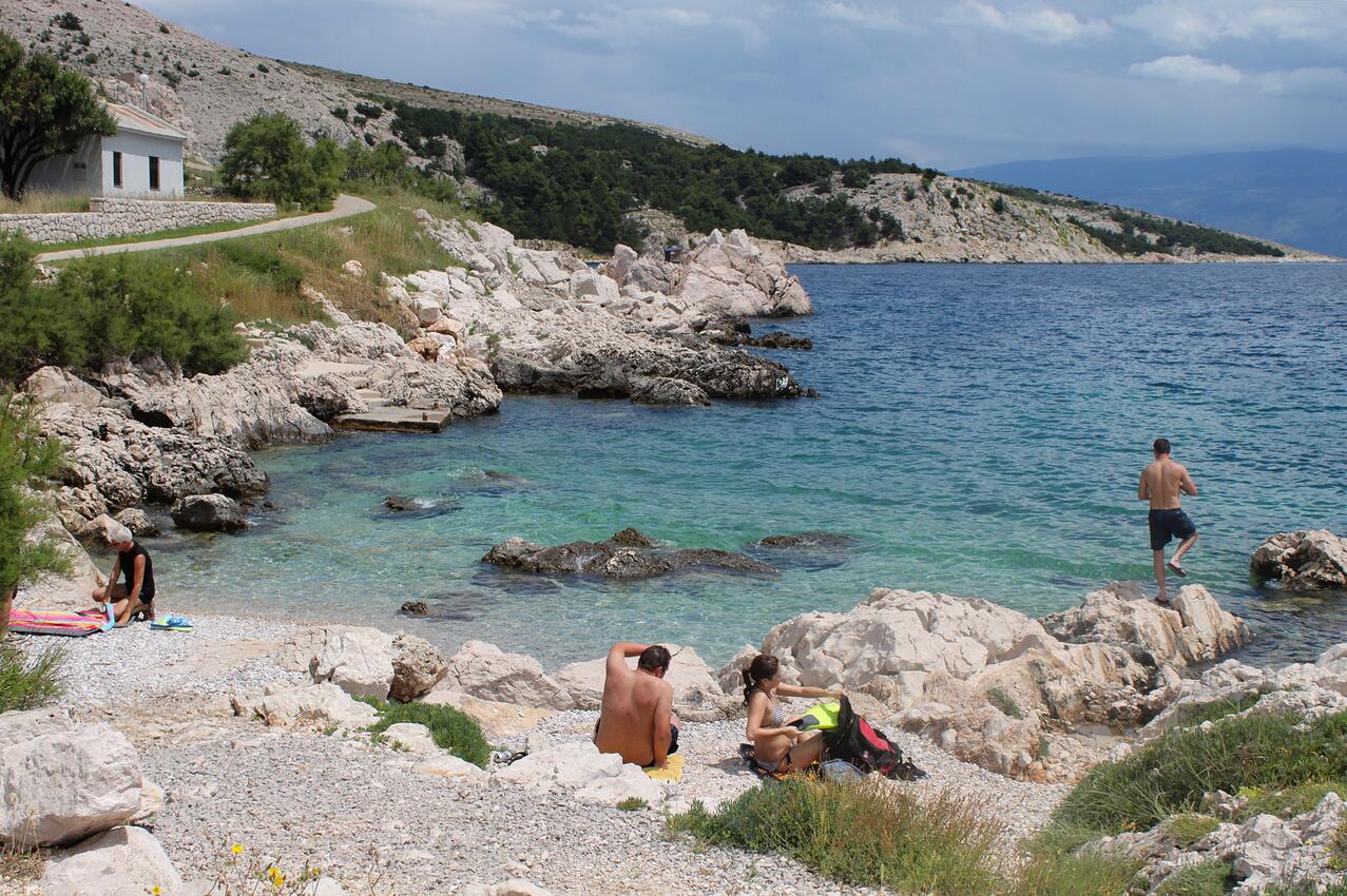 Nächster Strand - Ferienwohnungen am Meer Baska, Krk