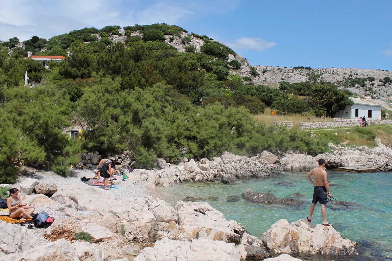 Nächster Strand - Ferienwohnungen am Meer Baska, Krk