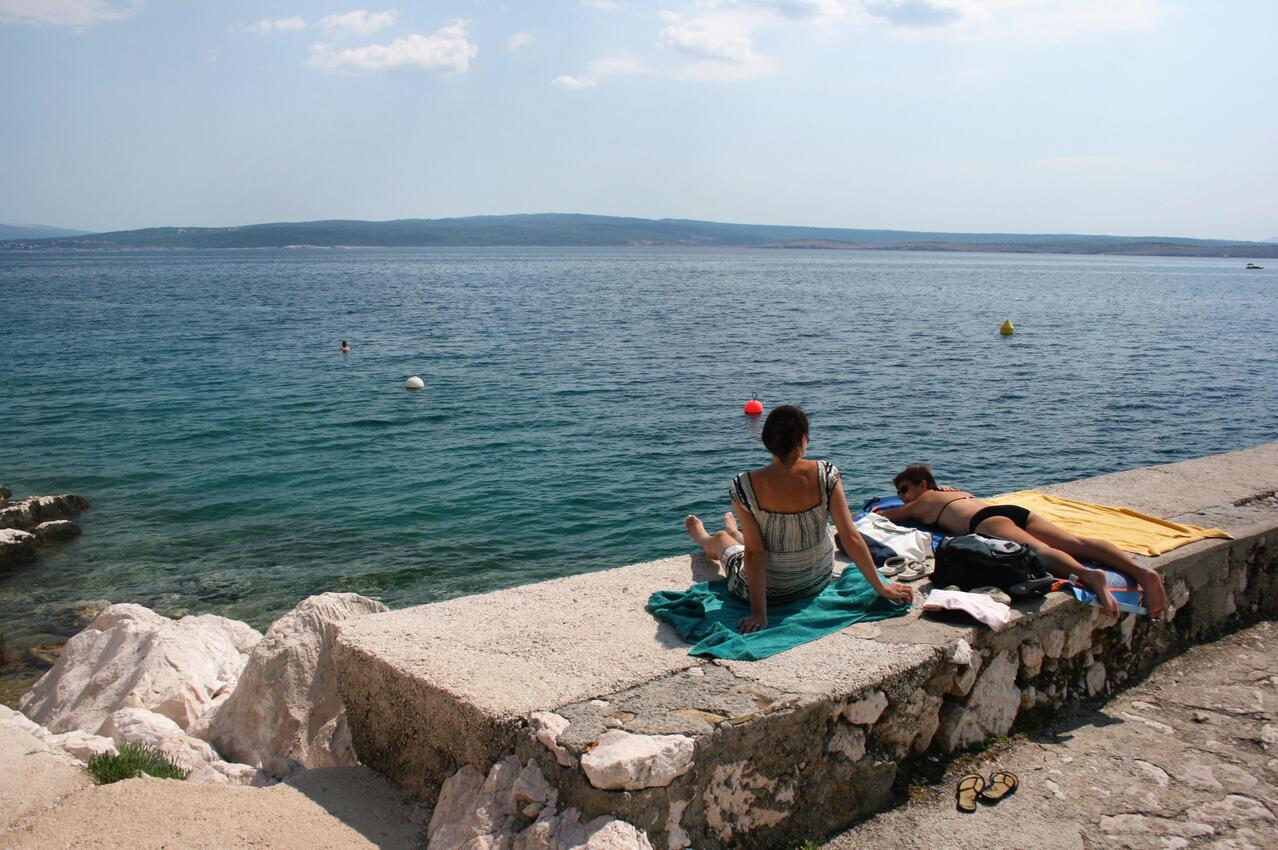 Nearest beach - Apartments with swimming pools Dramalj, Crikvenica