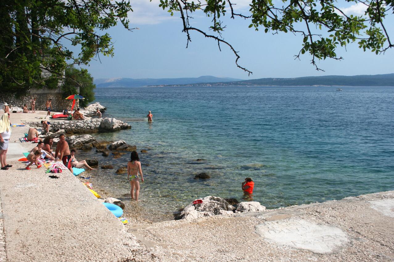 Nearest beach - Apartments with swimming pools Dramalj, Crikvenica