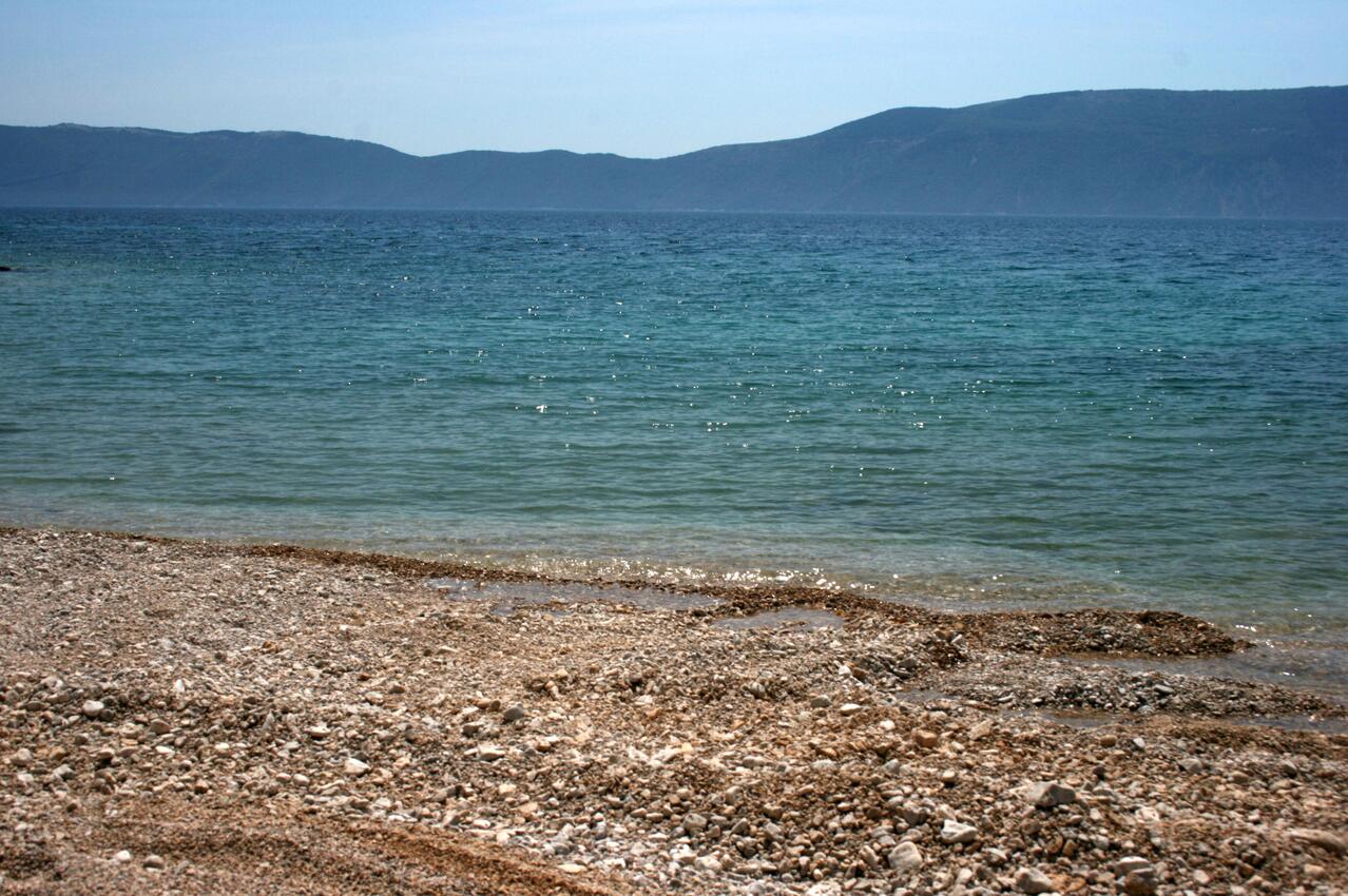 Nearest beach - Apartments with parking spaces Pinezići, Krk