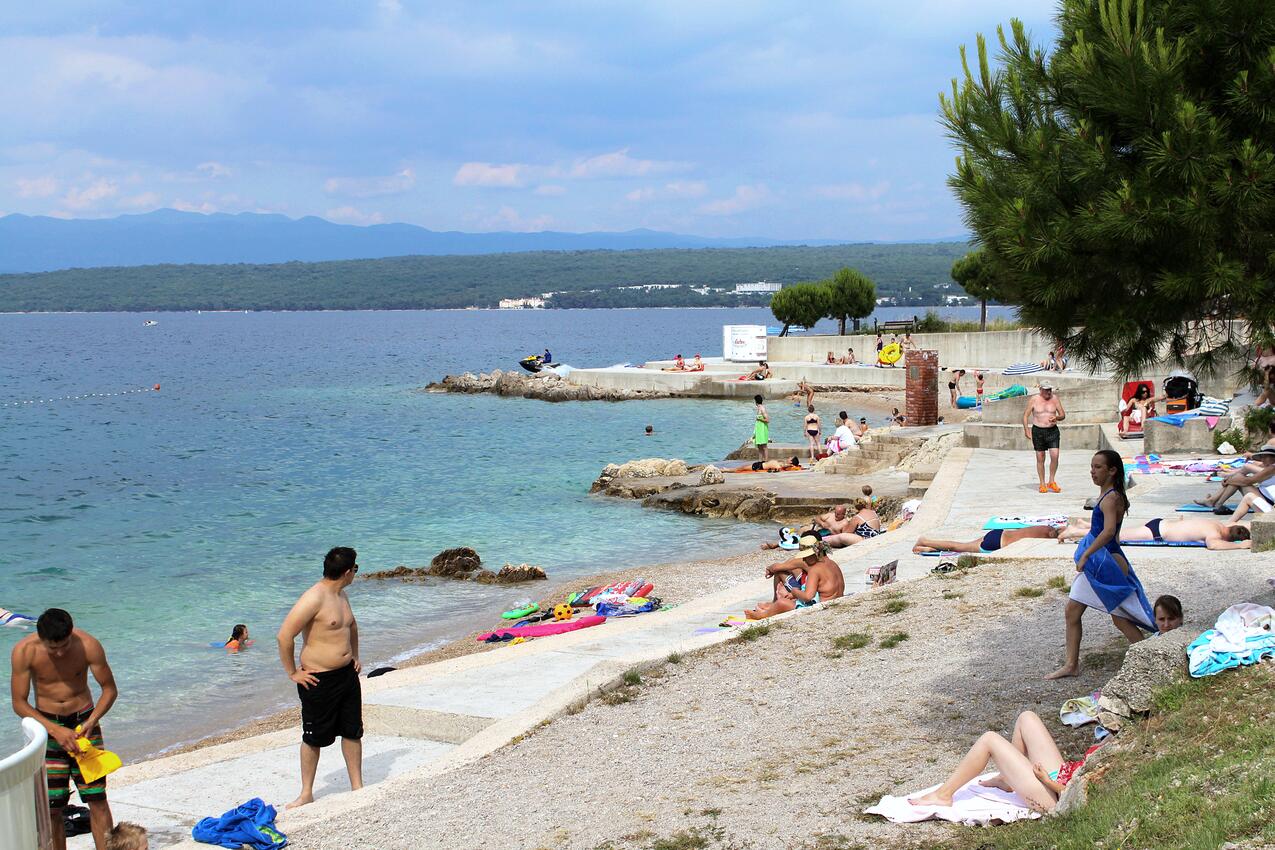 Nearest beach - Apartments by the sea Porat, Krk