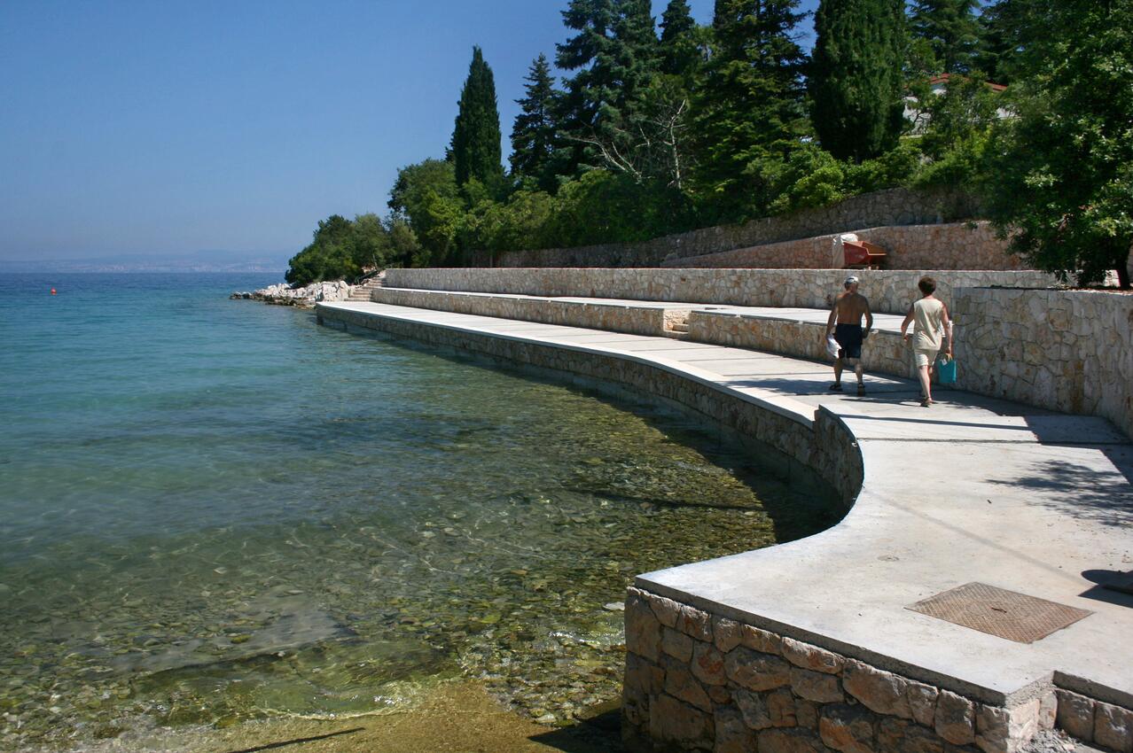 La spiaggia più vicina - Appartamenti con parcheggio Malinska, Veglia - Krk