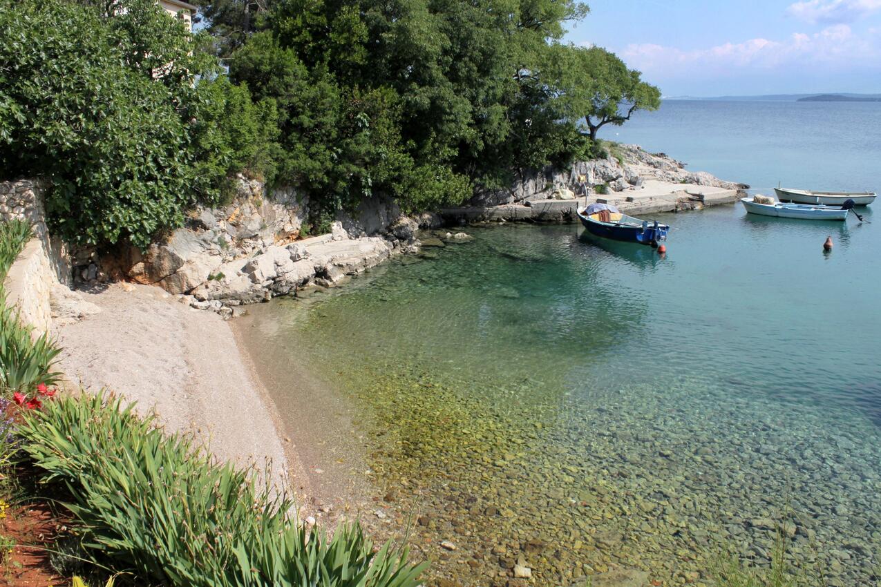 Nächster Strand - Ferienwohnungen am Meer Vantacici, Krk