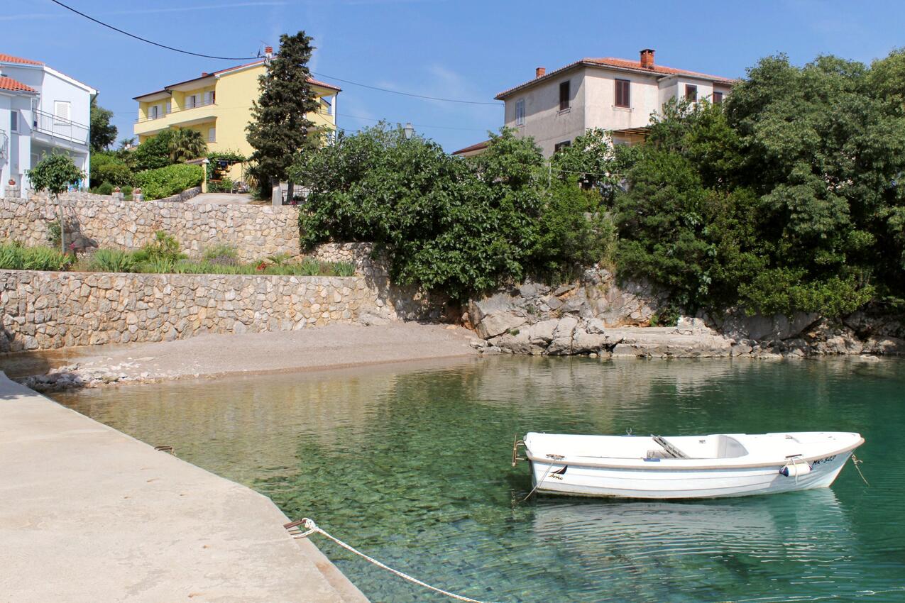 Nächster Strand - Ferienwohnungen am Meer Vantacici, Krk