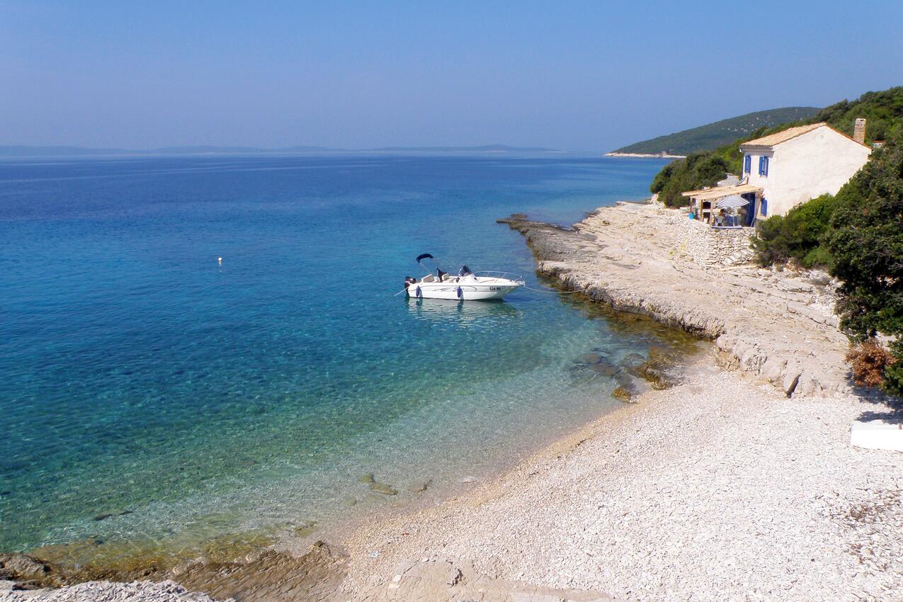 La spiaggia più vicina - Casa dei pescatori accanto al mare Baia Vinodarska, Lussino - Lošinj